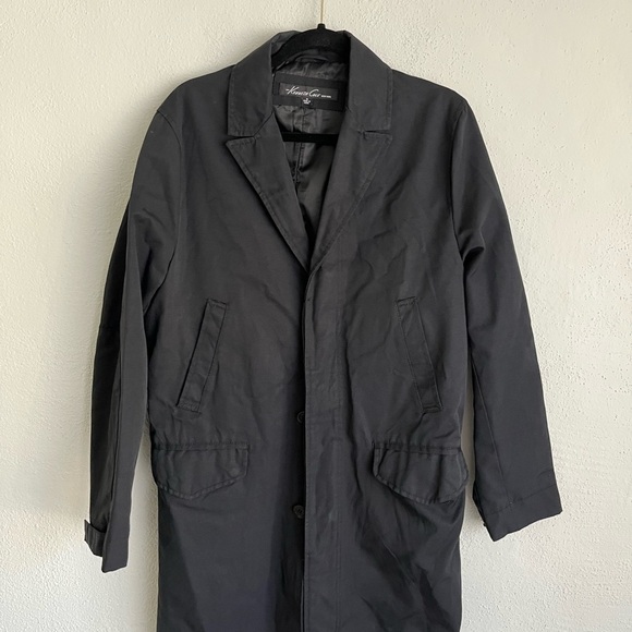 KENNETH Cole Man Black Coat, Size Small - Picture 2 of 10